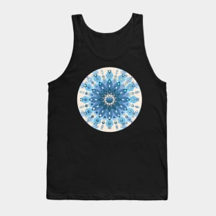 Frozen Mandala Flower Tank Top